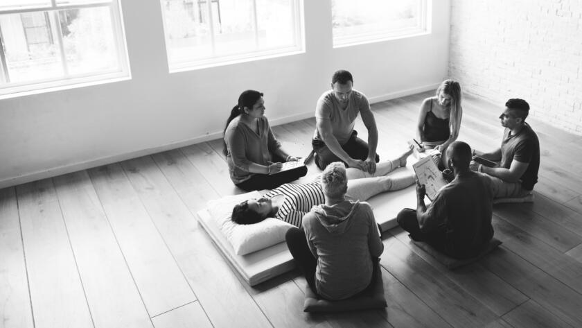 Health Wellness Massage Training Concept