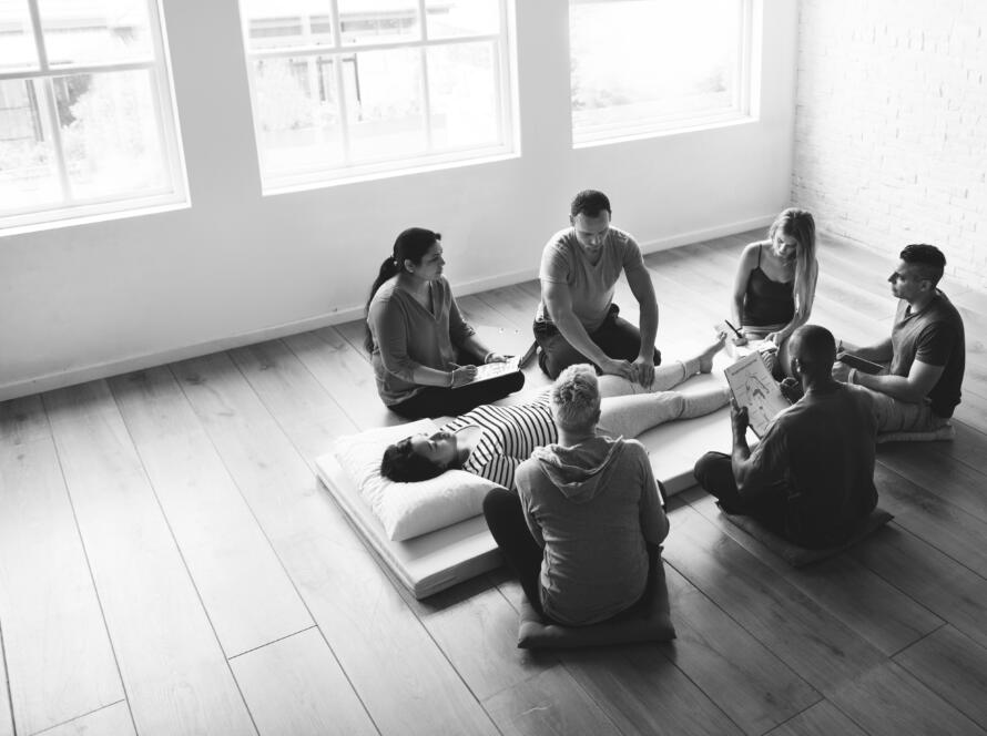 Health Wellness Massage Training Concept